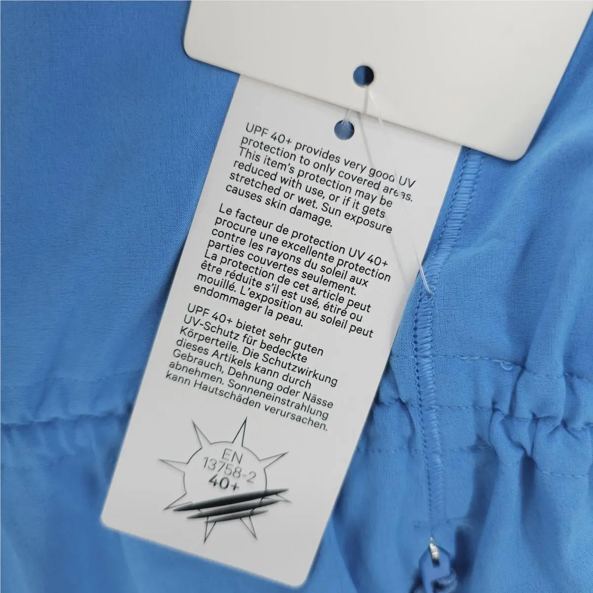 Lululemon clothing - Lululemon UV-Protective Cinch-Waist Run Jacket - Blue 5