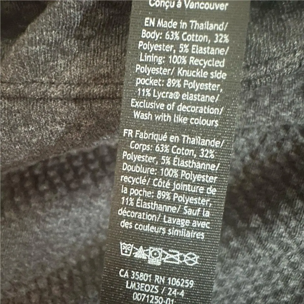 Lululemon clothing - Gray 3