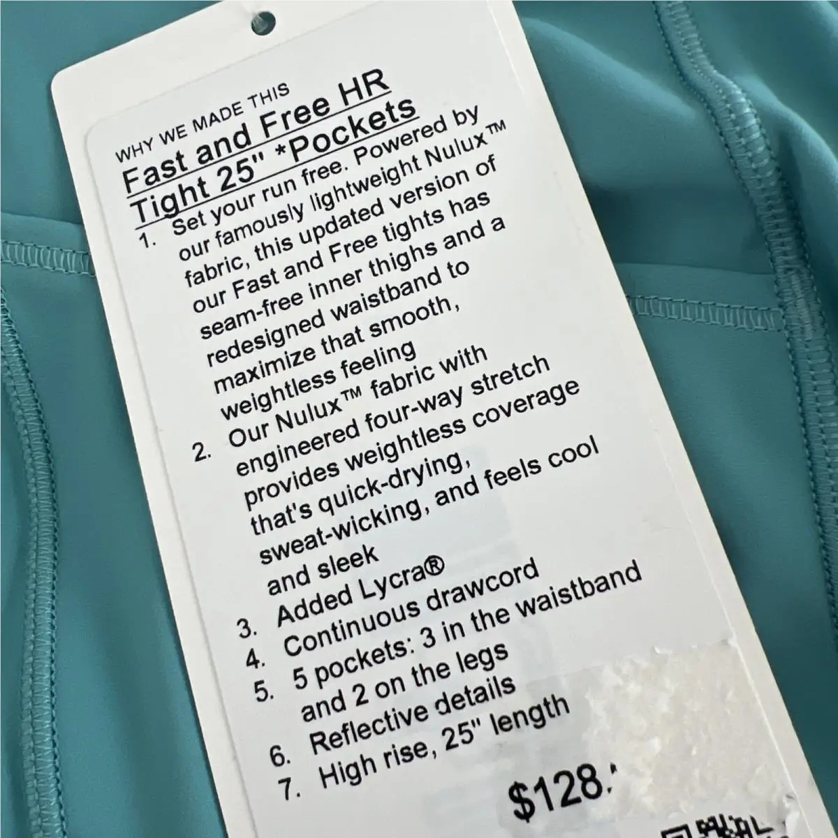Lululemon clothing - Teal 6