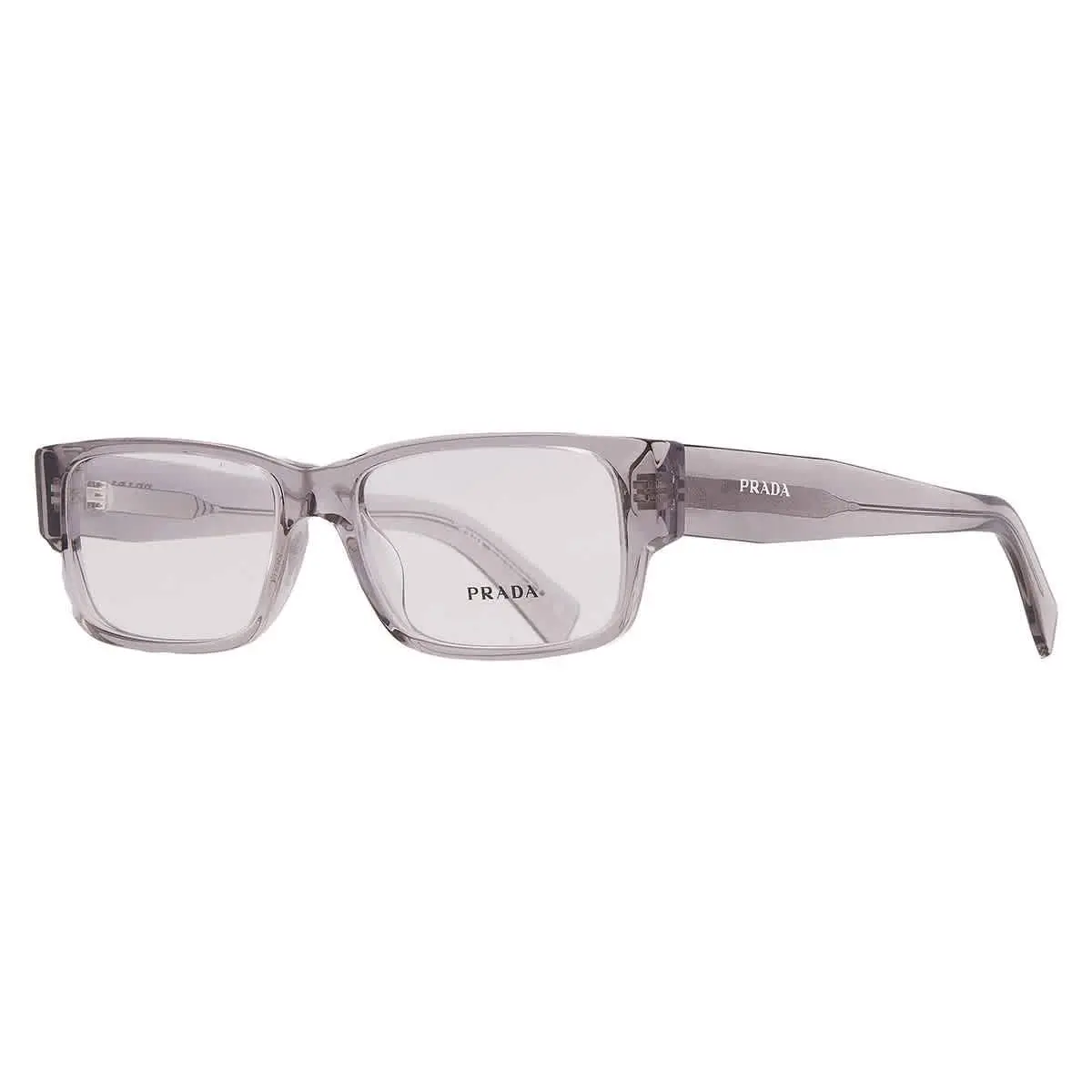 Demo Rectangular Men`s Eyeglasses PR B09V 16Z1O1 55 PR B09V 16Z1O1 55 by Prada