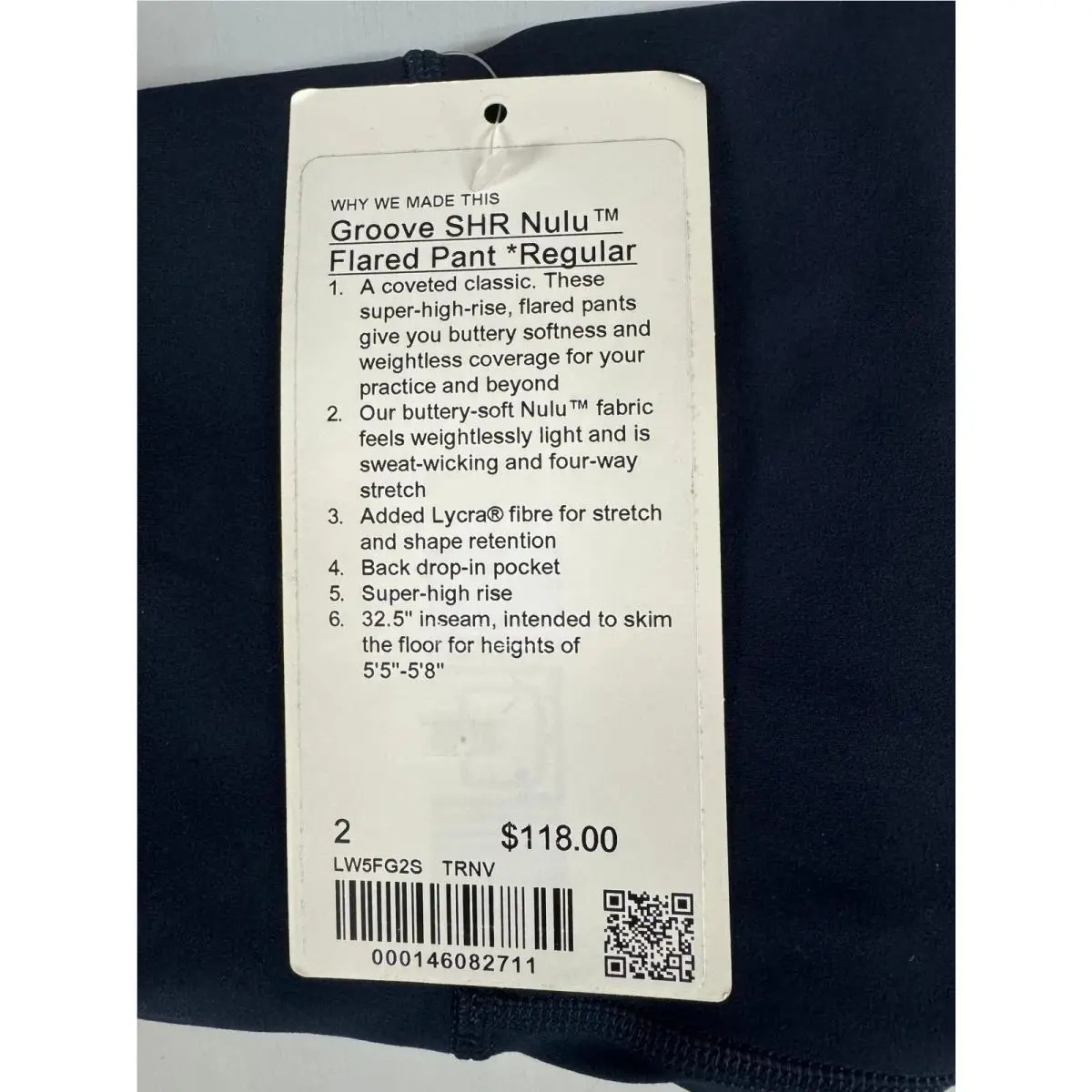 Lululemon clothing - True Navy 2