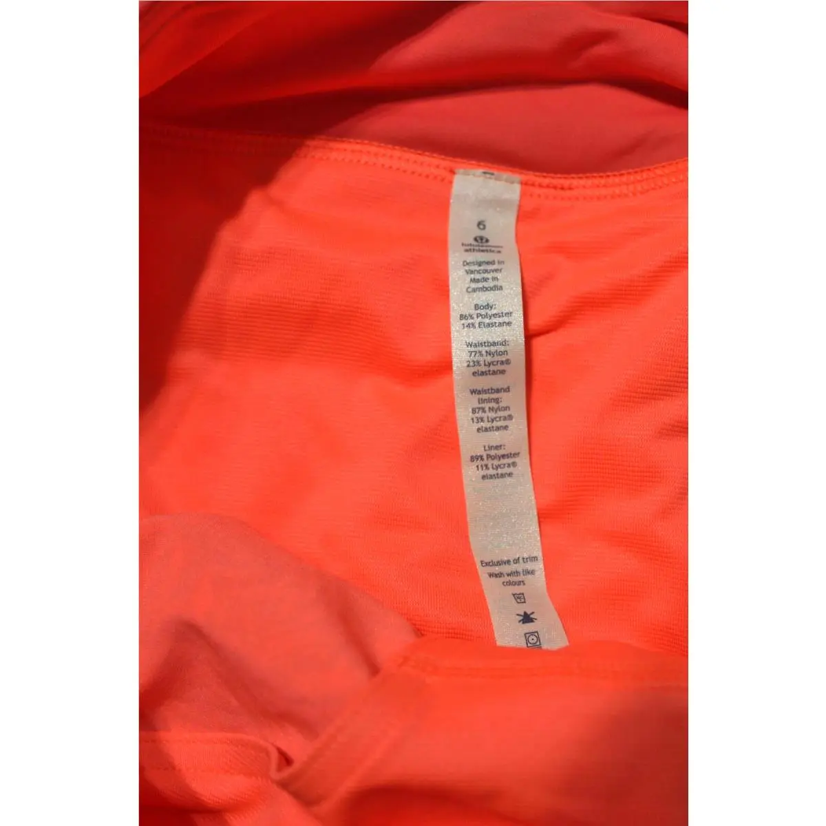 Lululemon clothing - Speed Short SW - Speed Short - Chop Chop Grapefruit & Dust Coral 3