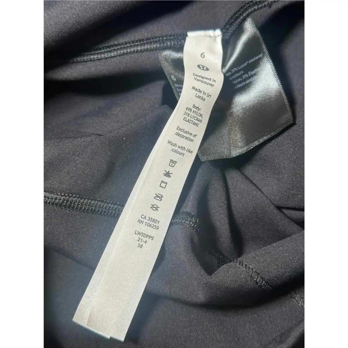 Lululemon clothing - Black 3
