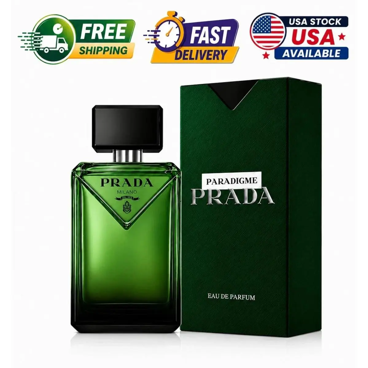 Prada Paradigme 3.3 Oz / 100mL Eau de Parfum Men Box Free