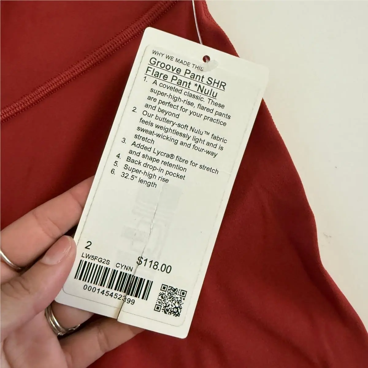 Lululemon clothing - Red 2