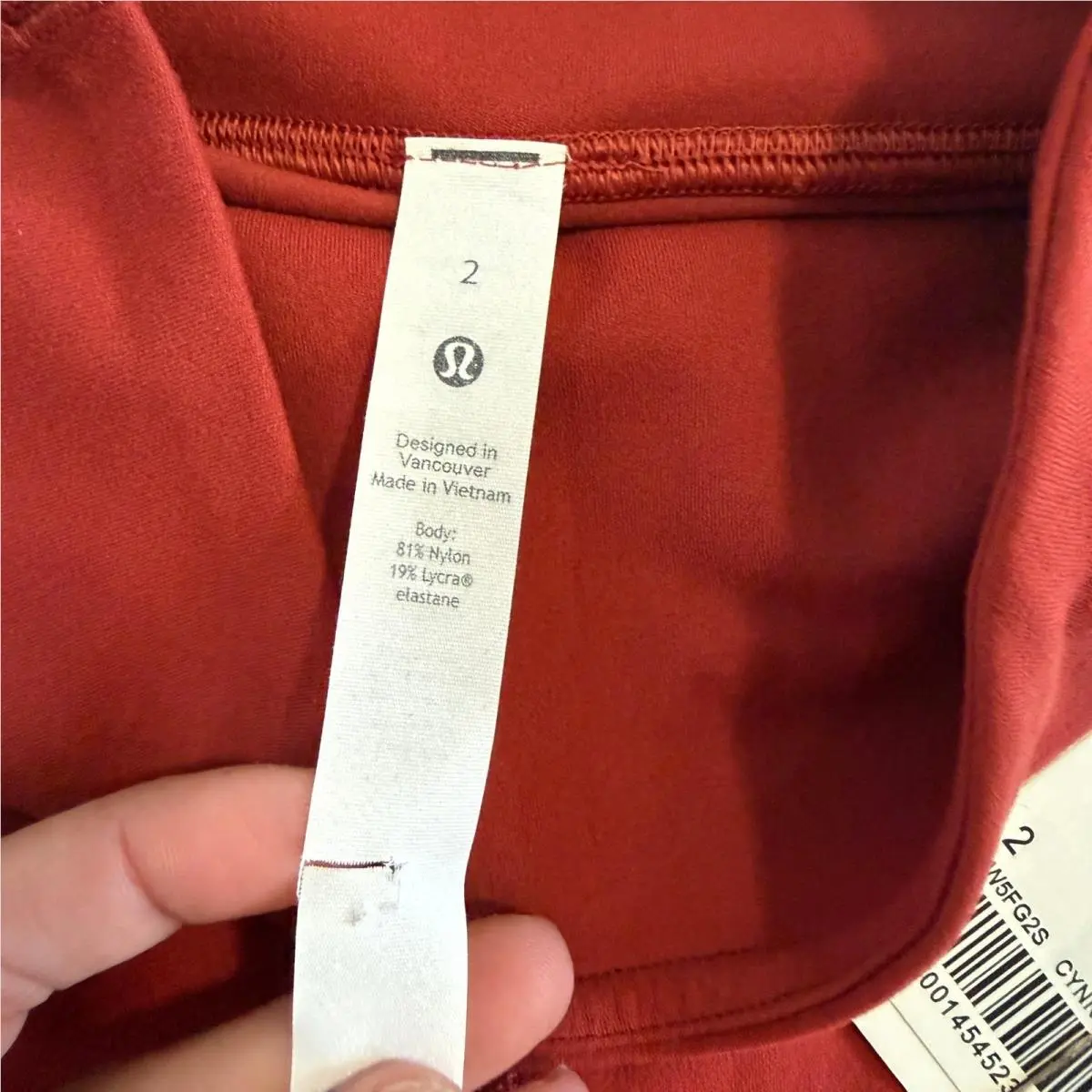 Lululemon clothing - Red 3
