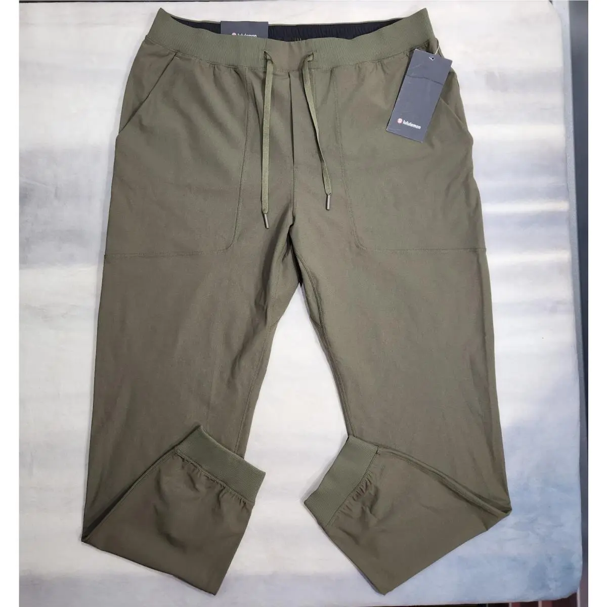Lululemon Abc Tall Jogger Warpstreme Olive Brown Men`s Medium XL