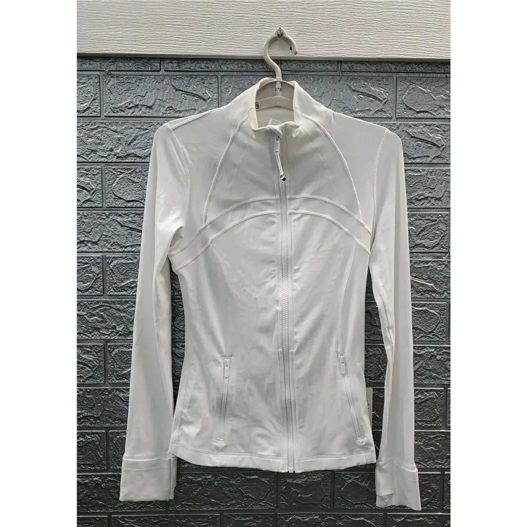 Lululemon Define Full Zip Slim Fit Jacket White Size 6