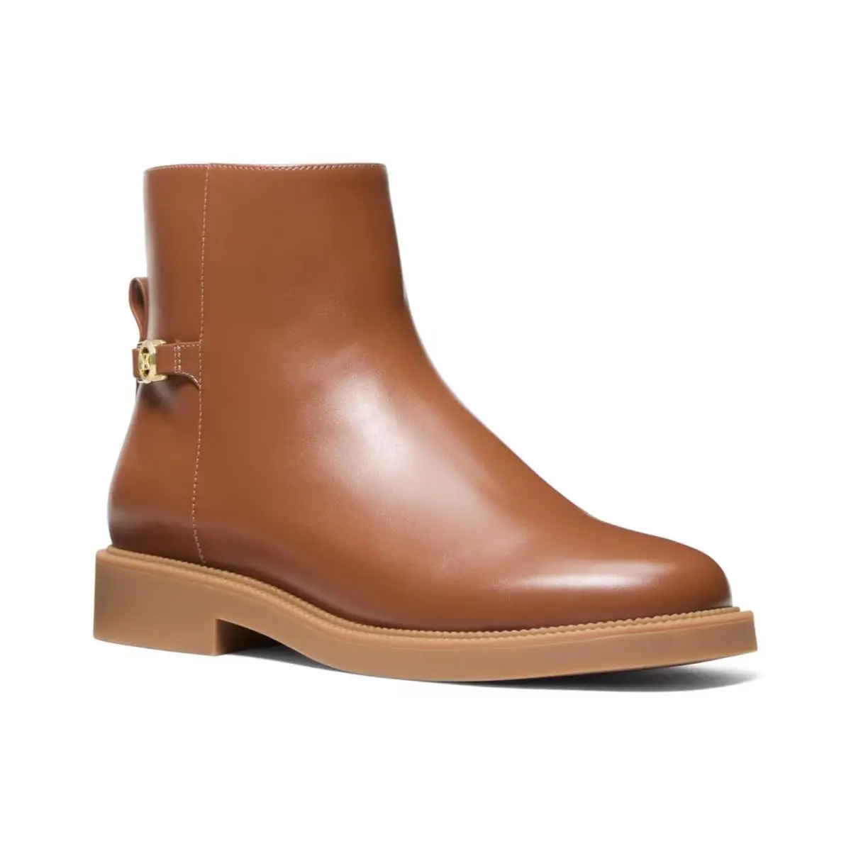 Women`s Michael Kors Mandy Block Heel Booties Luggage