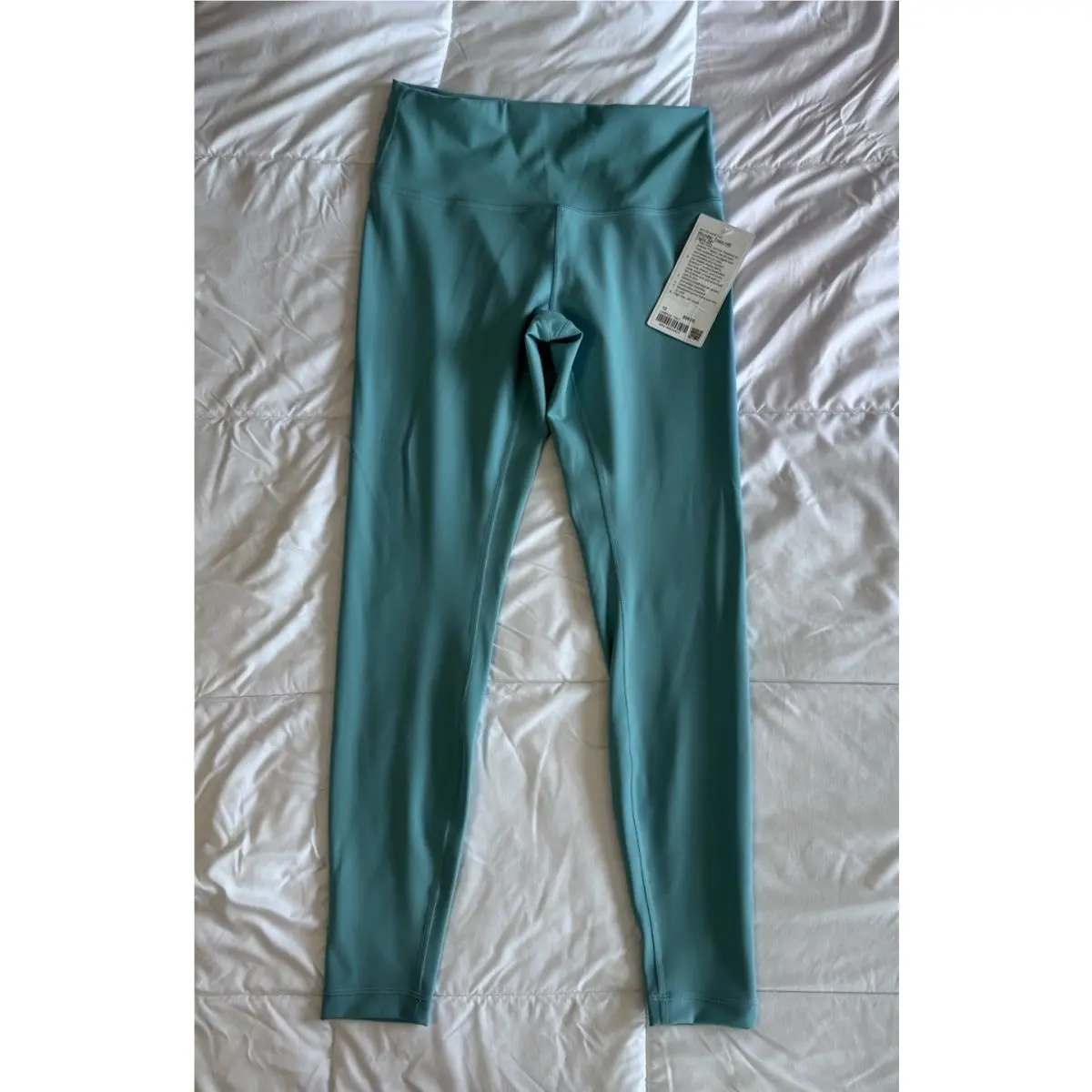 Lululemon Size 10 Wunder Train HR Tight 28” Tdlt Tide Teal Leggings
