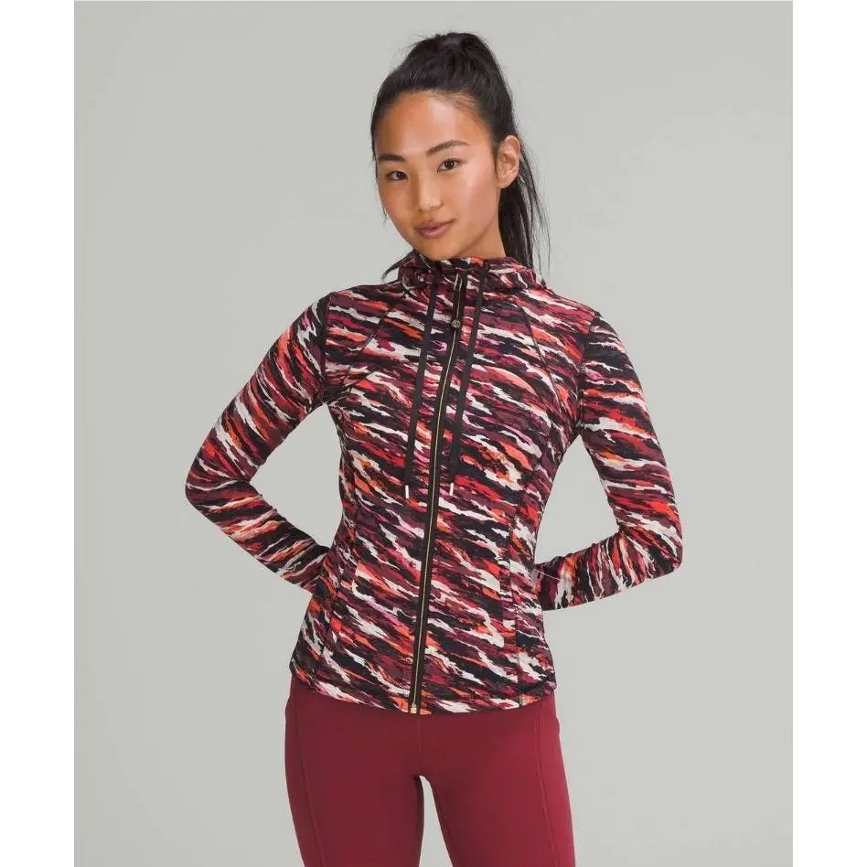 Lululemon Lunar Year Hooded Define Jacket Nulu Tiger Tide Smoky Red