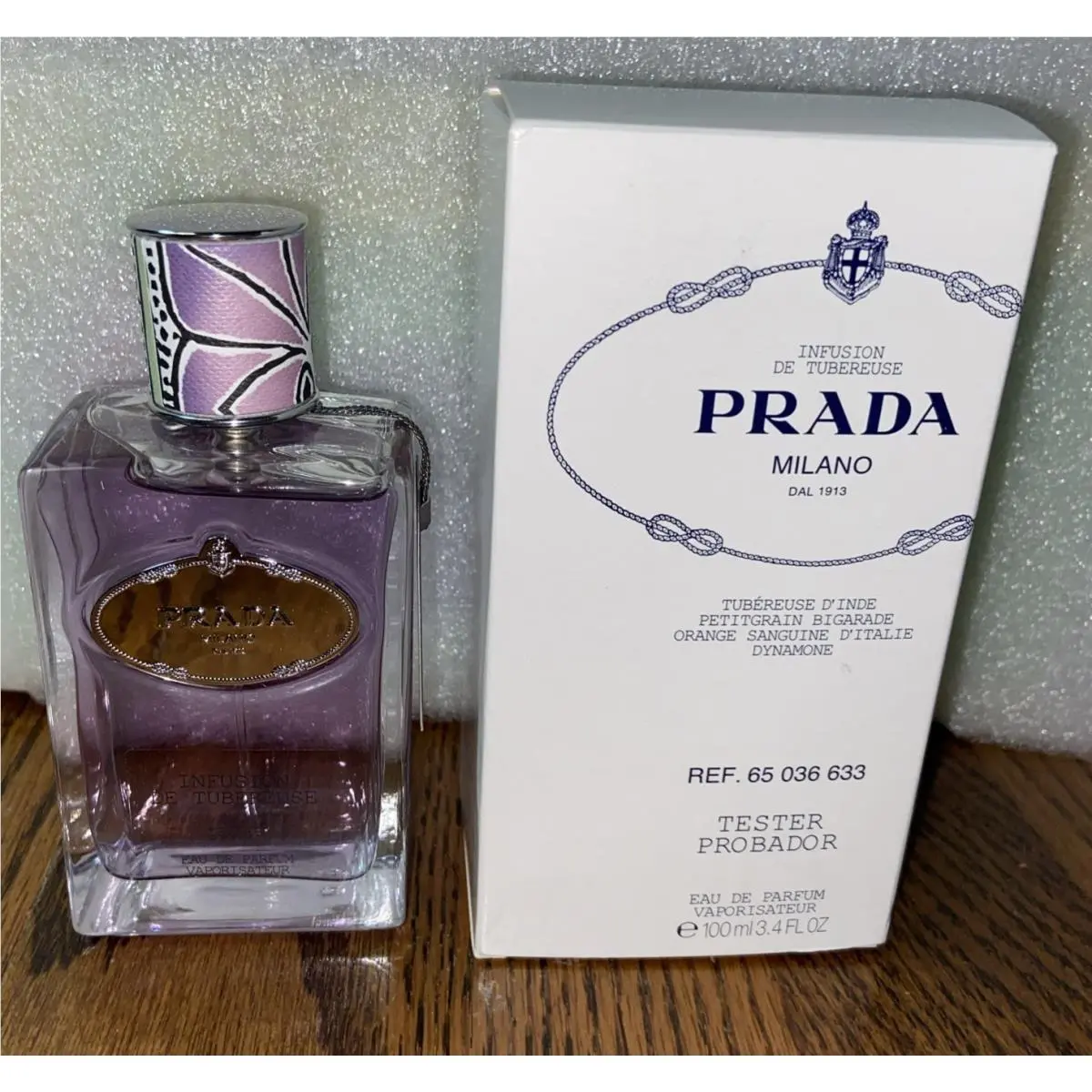 Prada Infusion DE Tubereuse Women Perfume 3.4oz-100ml Edp Spr BA36
