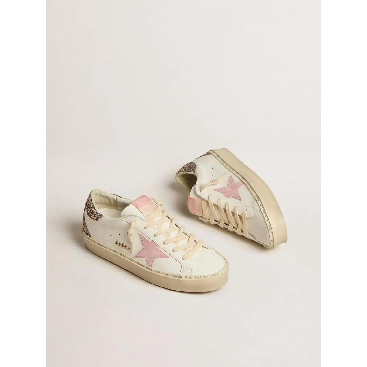 D4458 Hi Star Classic White Leather Sneakers Size EU 40 US 10 by Golden Goose