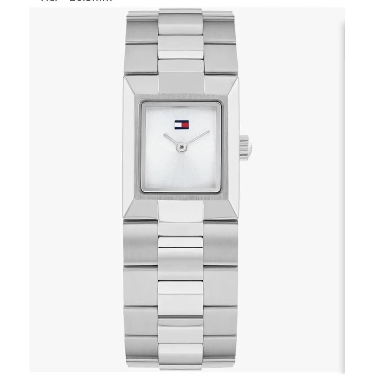 Women`s Watch Square Dial Silver Stainless Band 1782786 by Tommy Hilfiger