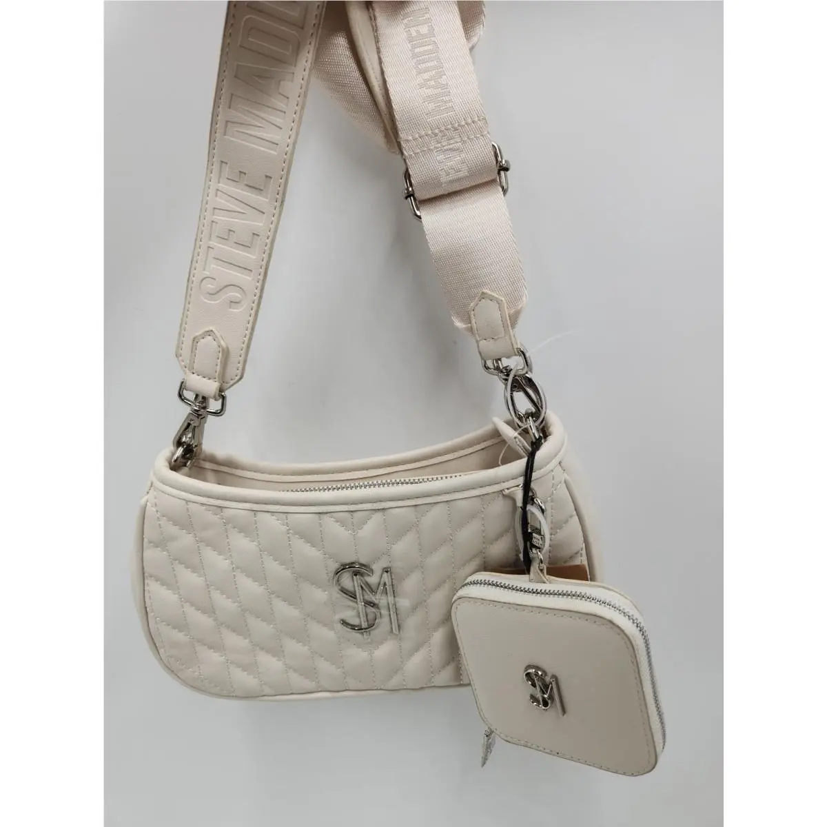 Belodie Crossbody Bag - White by Steve Madden