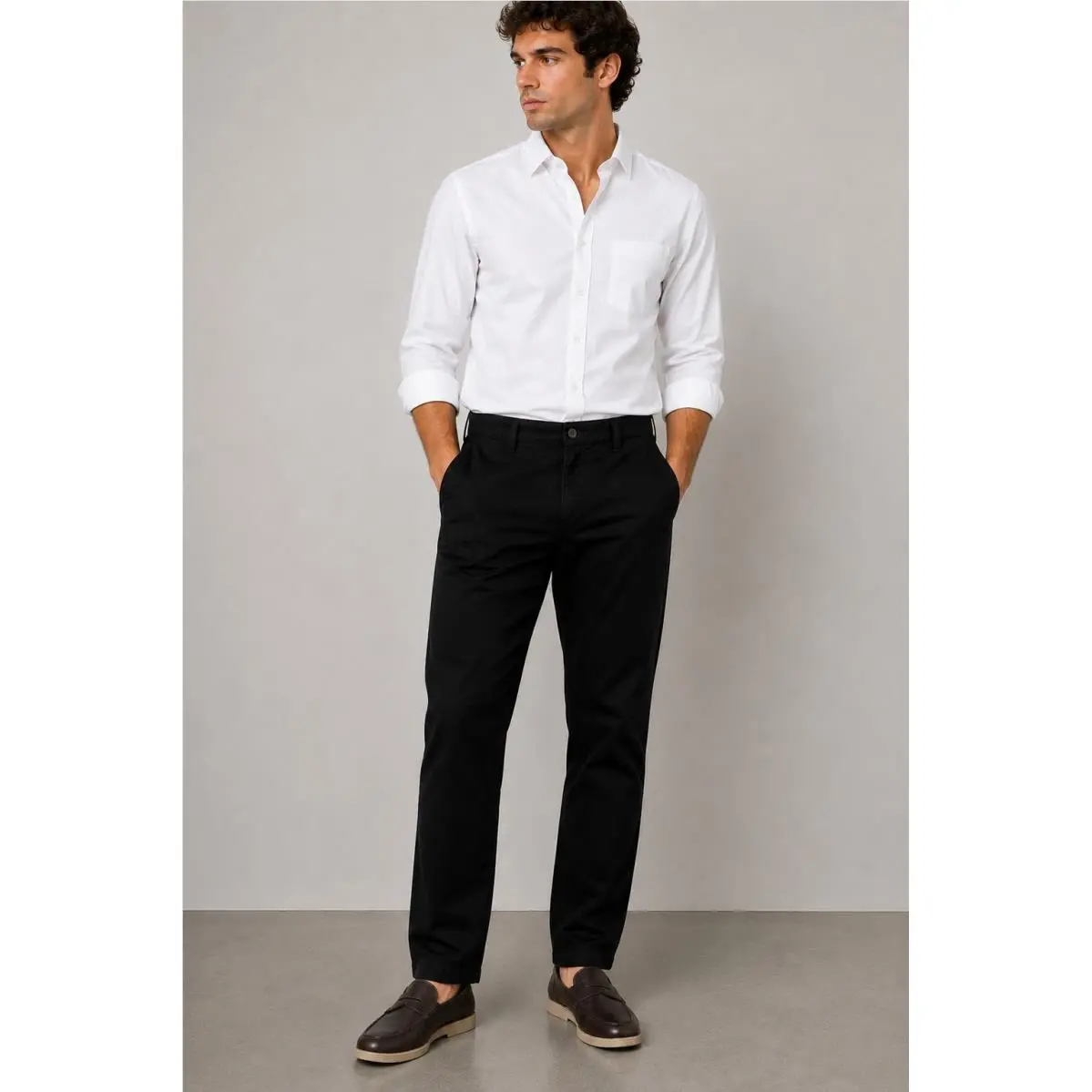 Rag Bone Mens Size 38X32 Black Chino Pants Business Casual