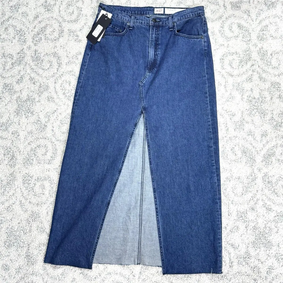 Rag Bone Avery Maxi Skirt Size 30 Kaihara Denim