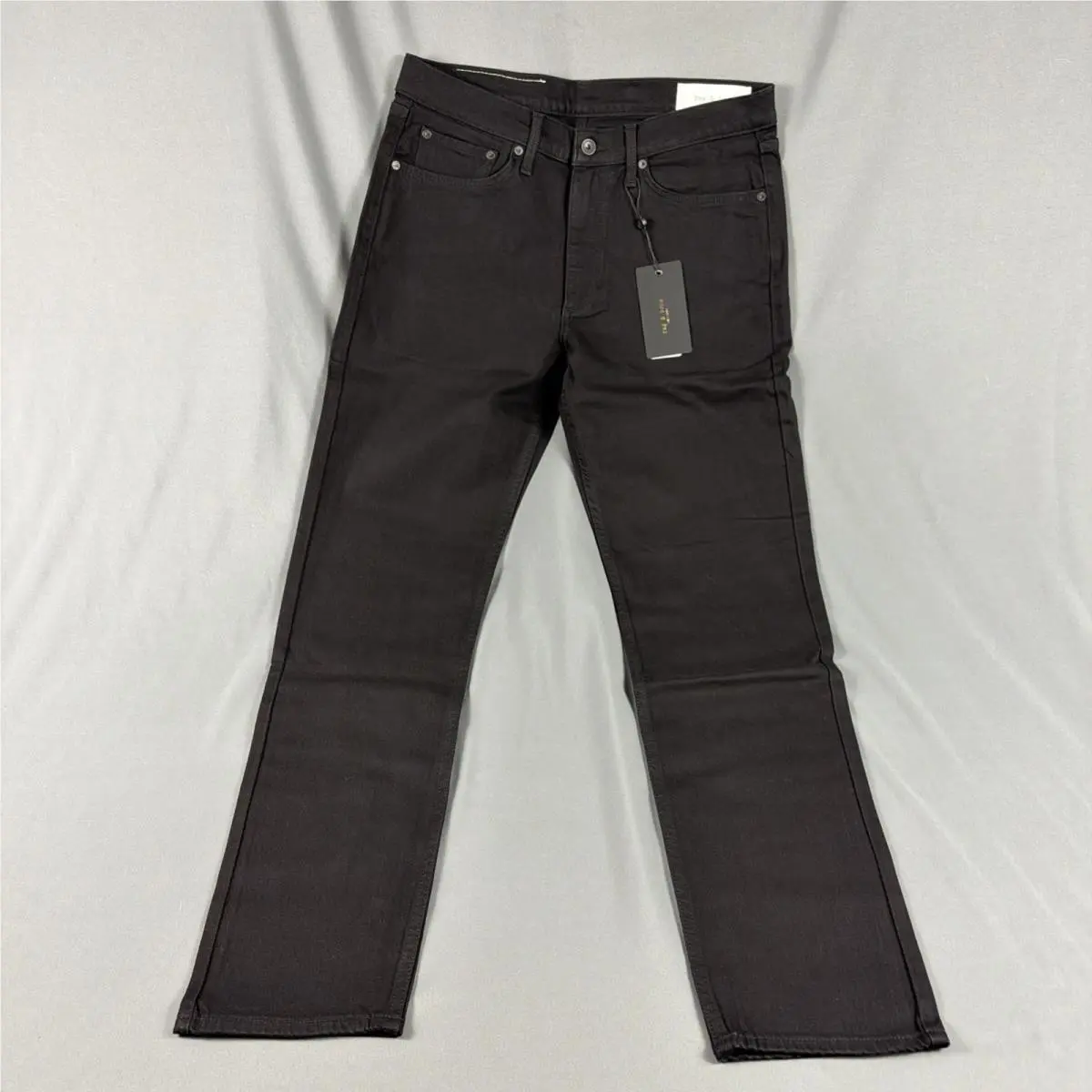 Rag Bone Jeans Fit 2 Slim 33 x 32 Black Cotton Spandex