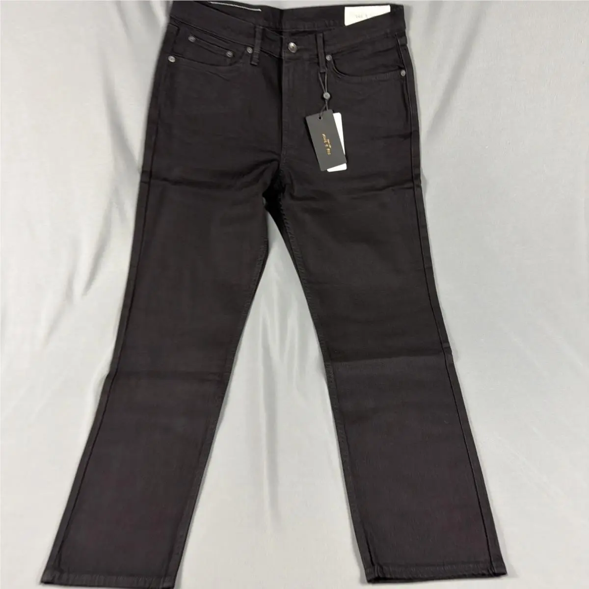 Rag Bone Jeans Fit 2 Slim 34 x 30 Black Cotton Spandex