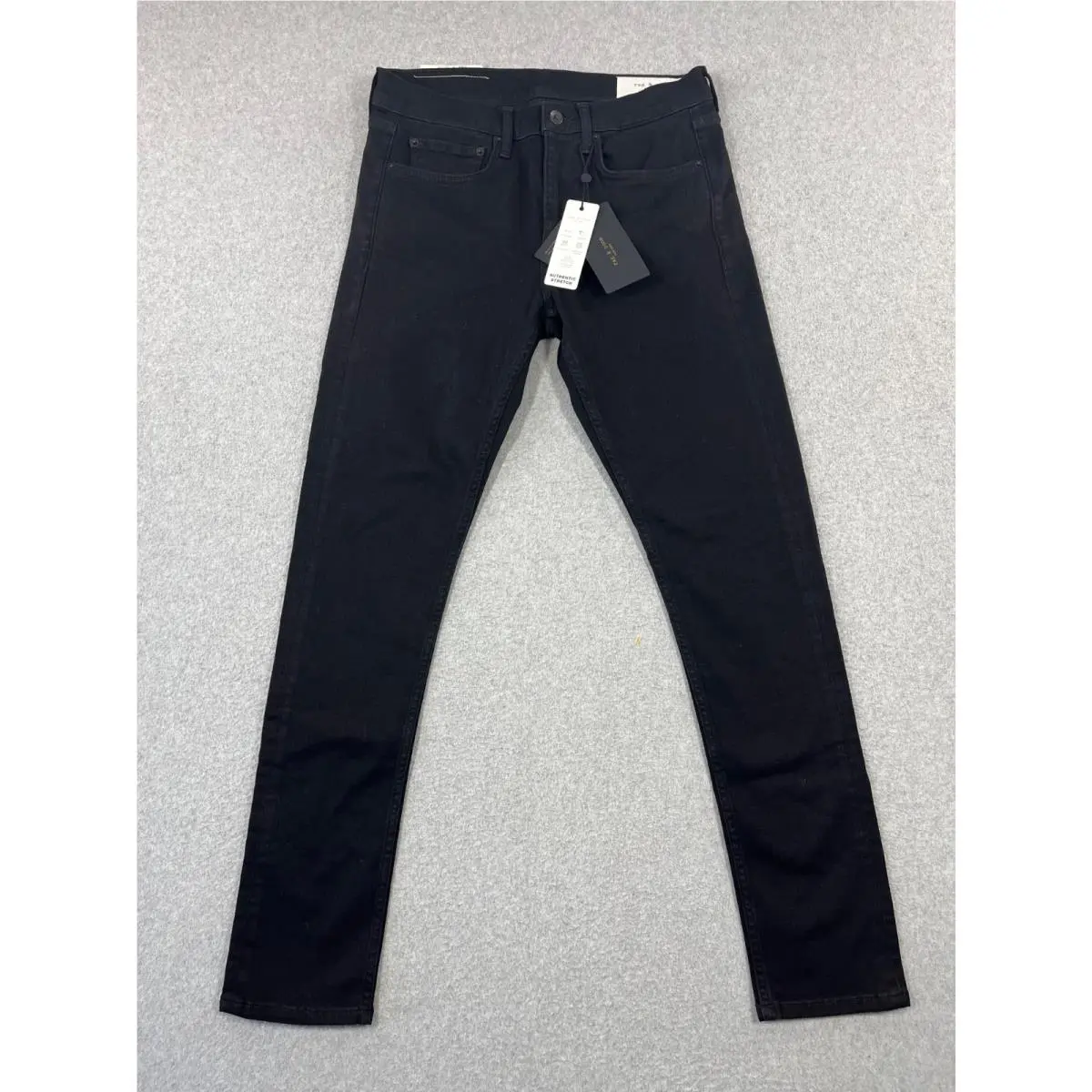 Rag Bone Fit 1 Aero Stretch Jeans Mens 30x32 Black Skinny Lightweight Soft
