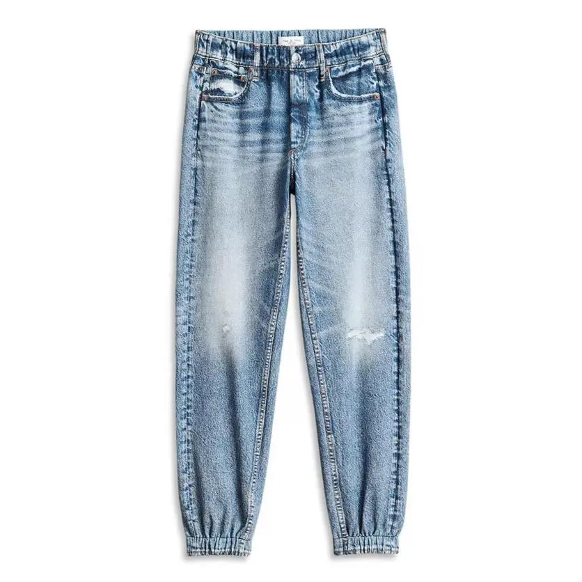 Rag Bone L Jeans Miramar Jogger Lynn Wash Digital Print Terry Pant Sweatpants