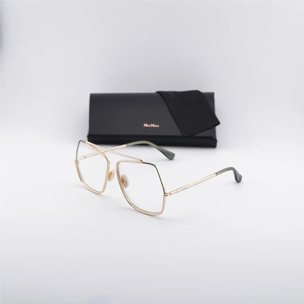 Max Mara MM5118-B 030 Shiny Deep Gold 58mm Eyeglasses