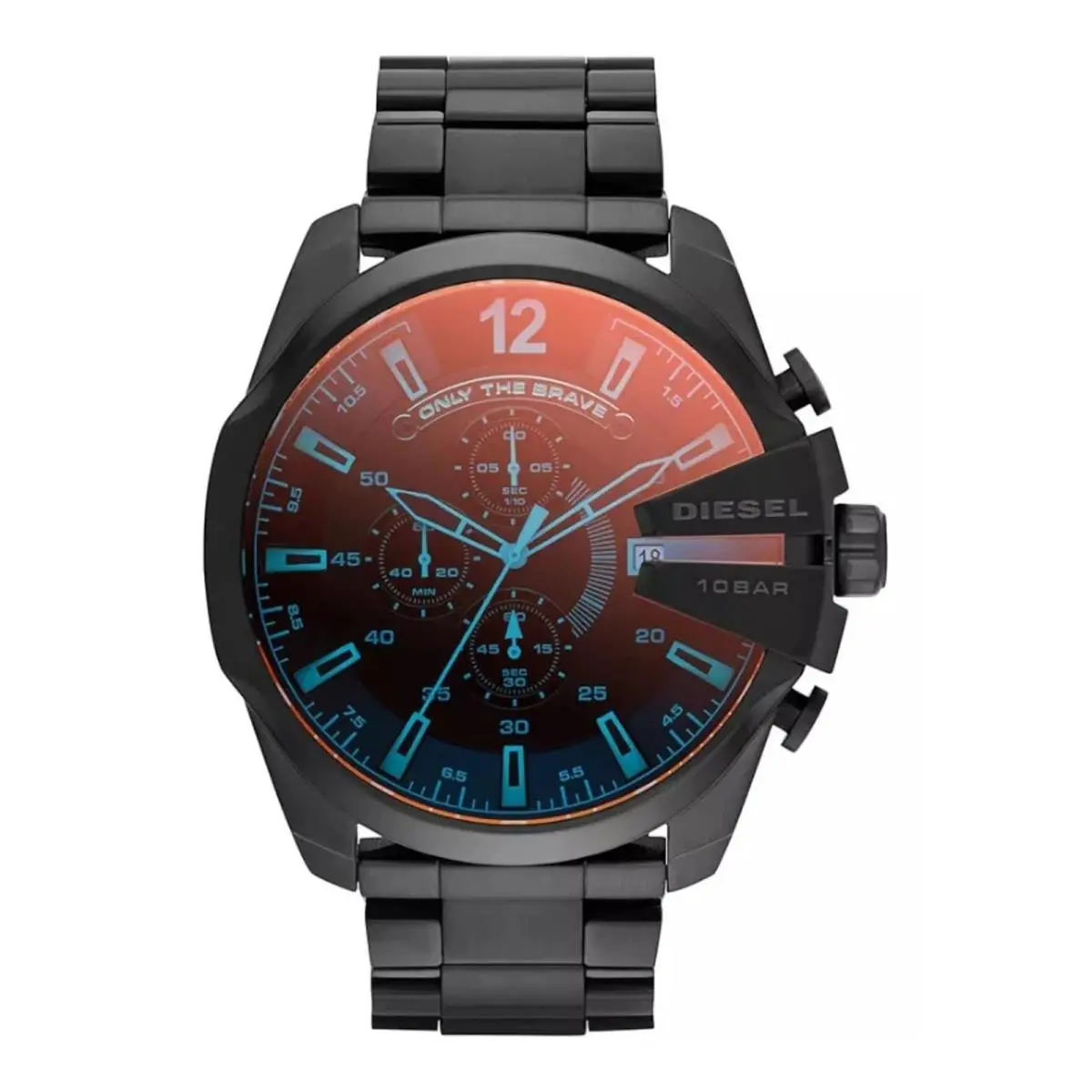 Men`s Chronograph Iridescent Crystal Mega Chief Watch DZ4318 by Diesel