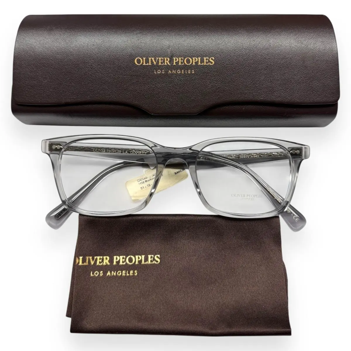 Oliver Peoples Nisen Eyeglasses Glasses OV5446U Crystal Gray 51-19-145 W/case