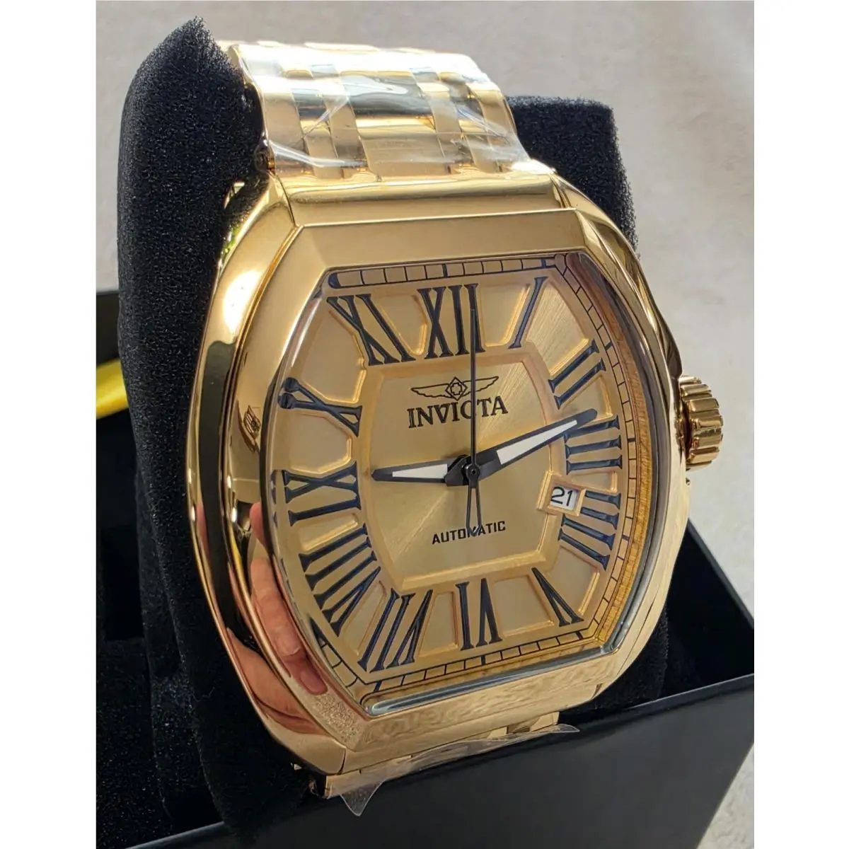 Invicta Pro Diver Automatic Men`s Watch - 48mm Gold 38746
