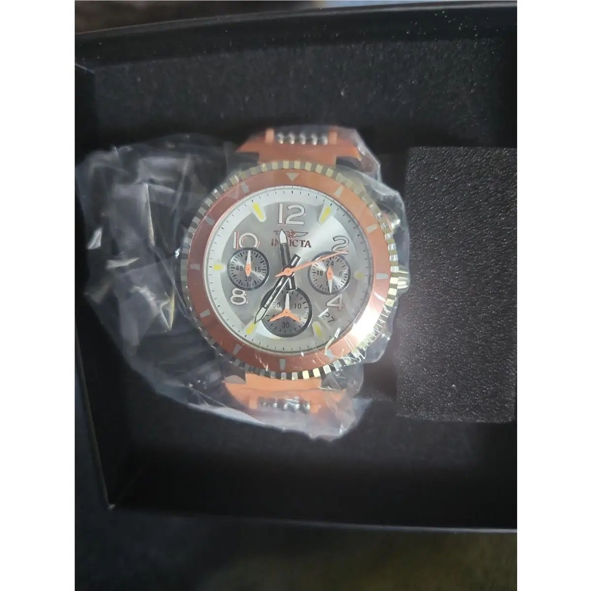 Blu Women`s Watch 39MM Pink Steel 24190 by Invicta