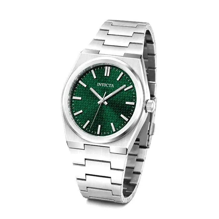 Invicta Celestial 69405 Men`s Watch Green Dial Steel 40mm Quartz