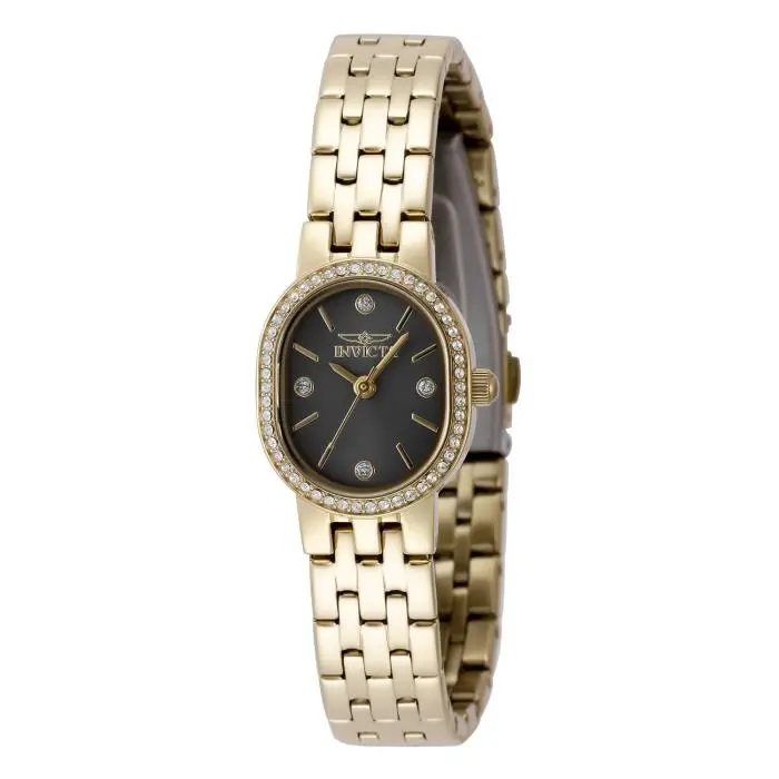 Invicta Women`s Diamond Aviator 20mm Quartz Watch IN-49074
