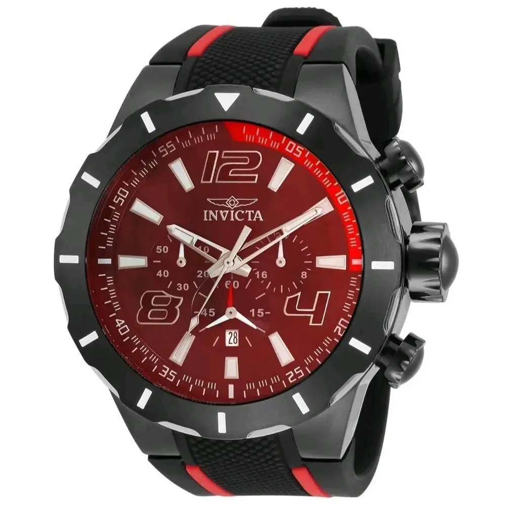 34883 Invicta S1 Rally Overdrive Men`s Quartz Watch Stainless Steel 52mm