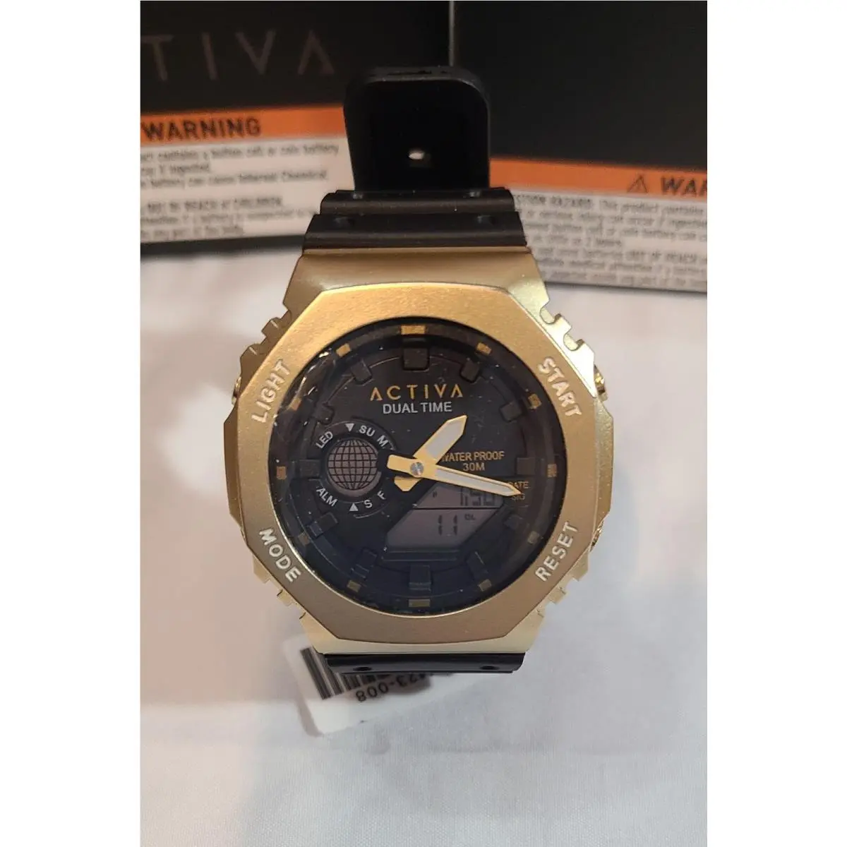 Activa Recon X  Digital Unisex Watch 45.5mm ACW423-008 Black by Invicta