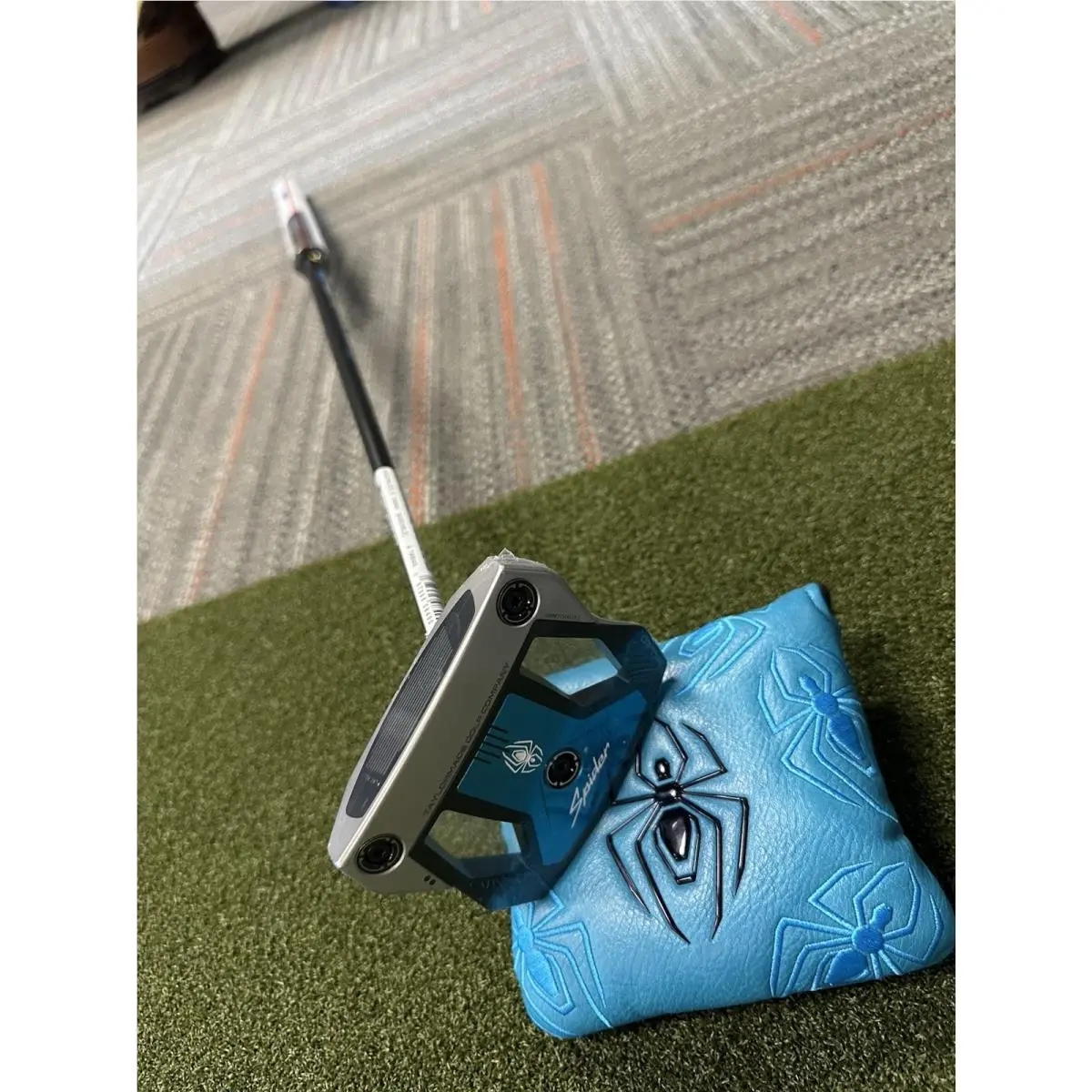 TaylorMade  - TAYLORMADE SPIDER 5K-ZT - SPIDER - BLACK,SILVER, Lie Angle: Black 8