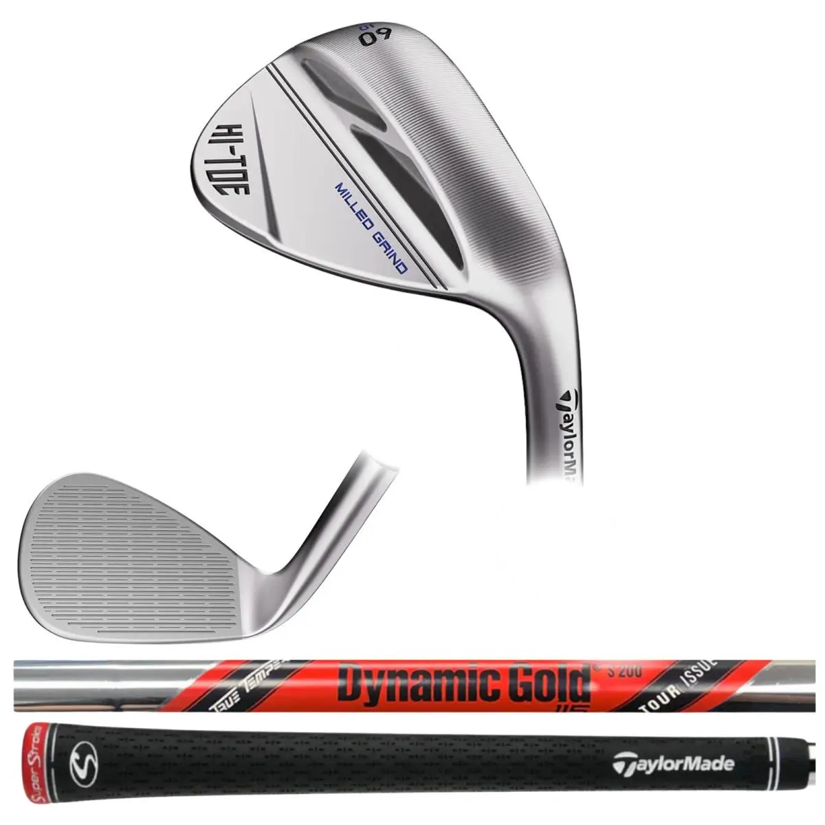 Taylormade Hi Toe 3 60 07 Low Bounce Wedge Dynamic Gold S200
