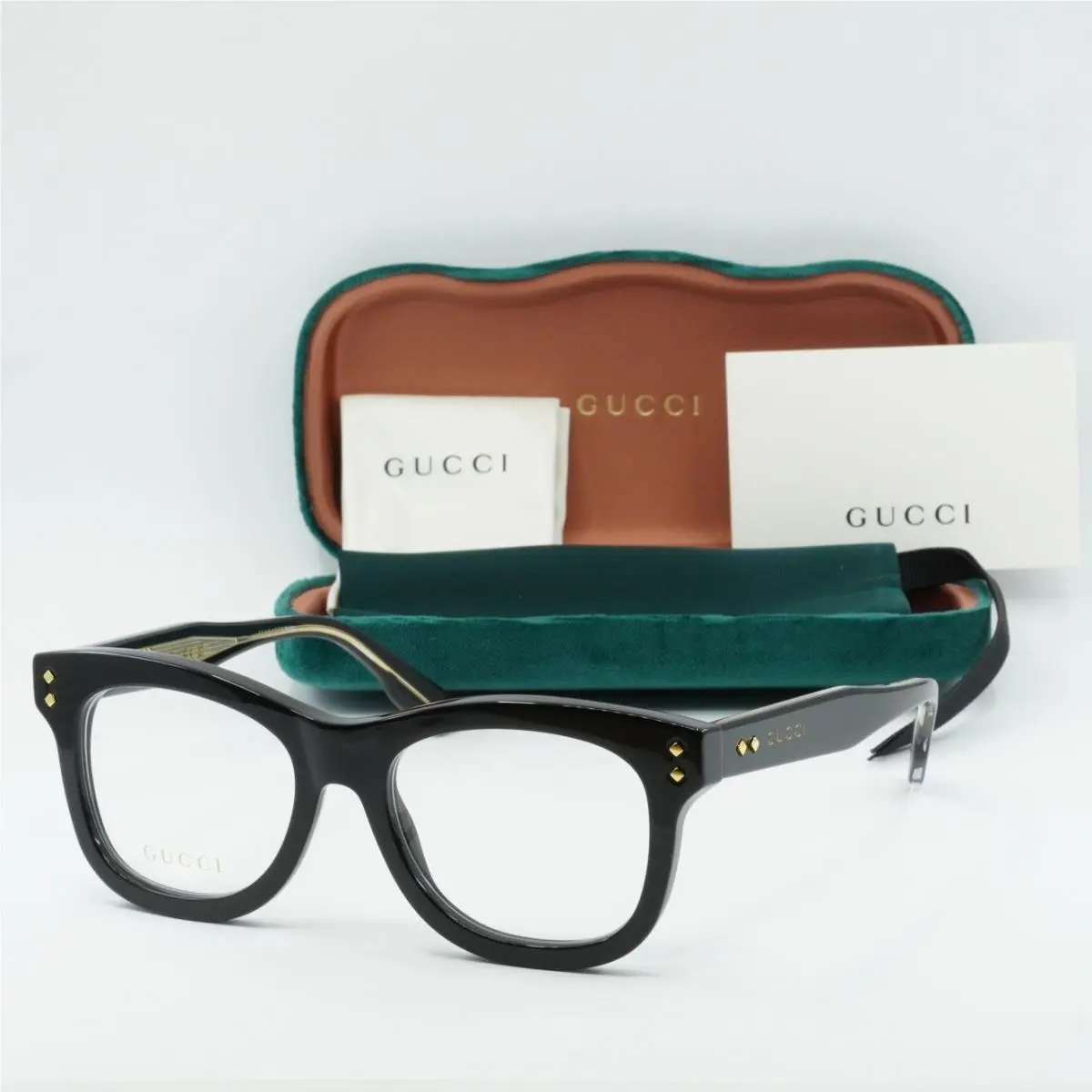 GG1086O 005 Black 53mm Eyeglasses by Gucci