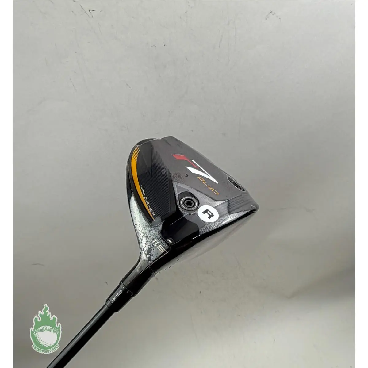 Taylormade R7 Quad Mini Driver 11.5 Speeder 5-R Regular Graphite Golf Club