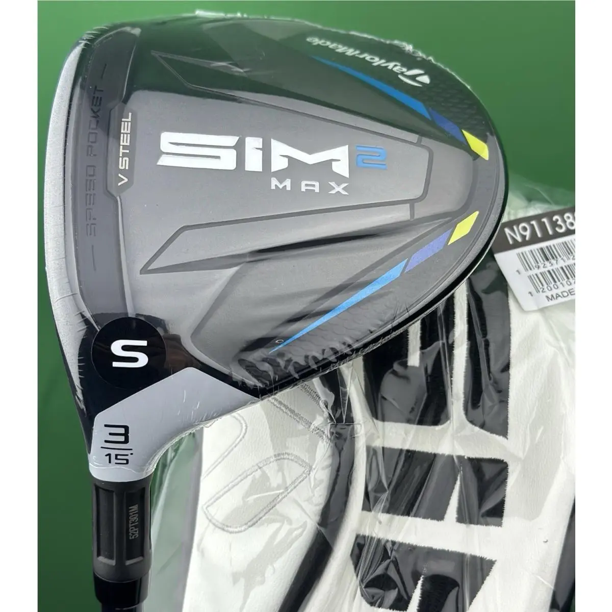Taylormade SIM2 Max Fairway 3-Wood Left Hand 3W 15 Stiff Ventus Blue LH