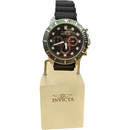 Invicta Pro Diver Men’s Watch with Green Chronograph and Black Dial Copy Copy
