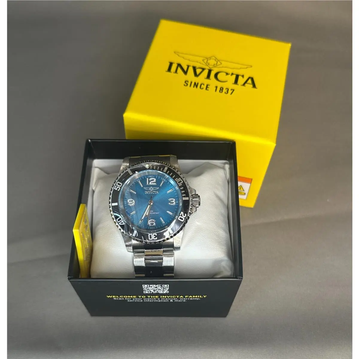 Invicta Specialty 69726 Men`s 40mm Light Blue Dial Stainless Steel Quartz Watch