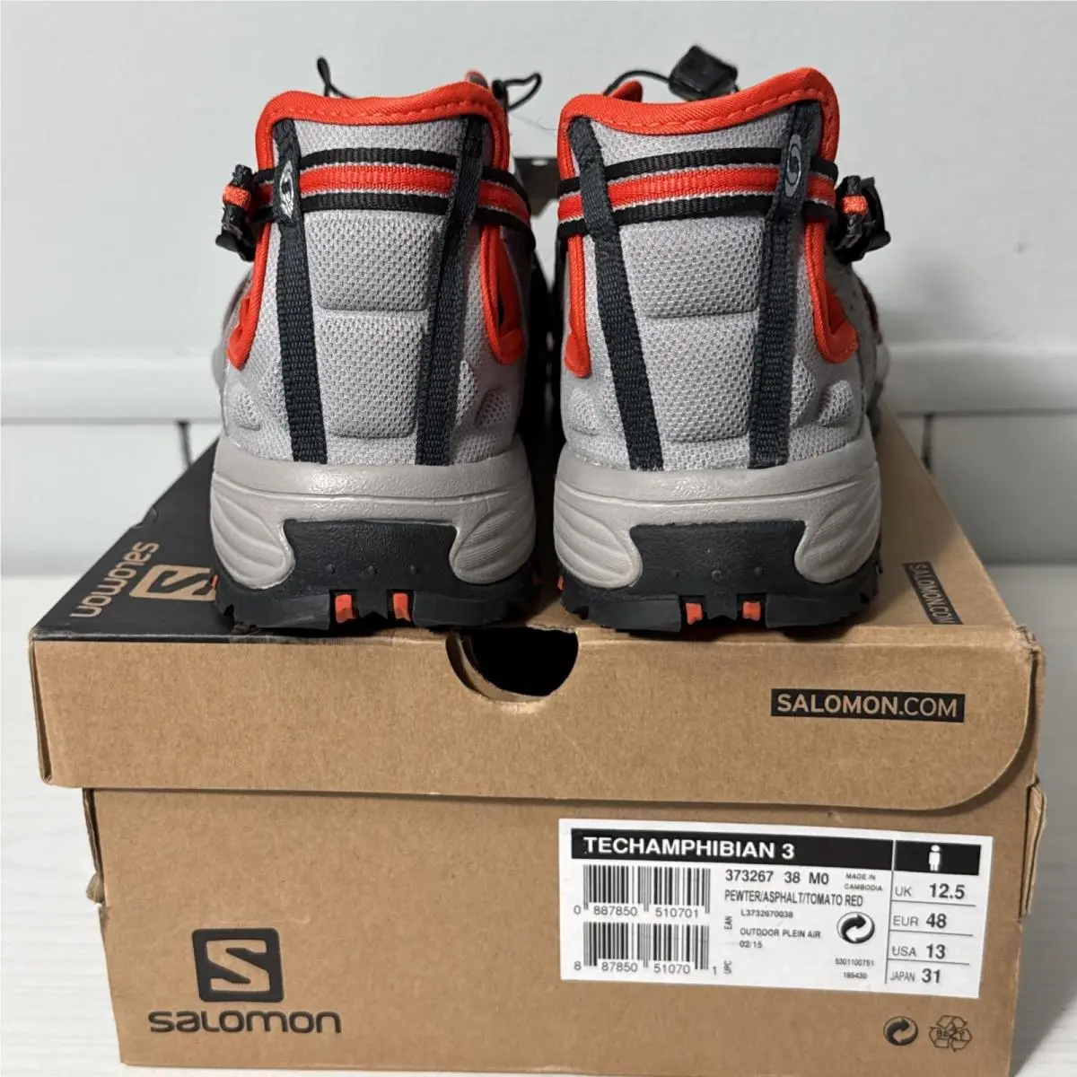 Salomon shoes - Salomon Techamphibian - Techamphibian - 373267 38 MO - Gray 8