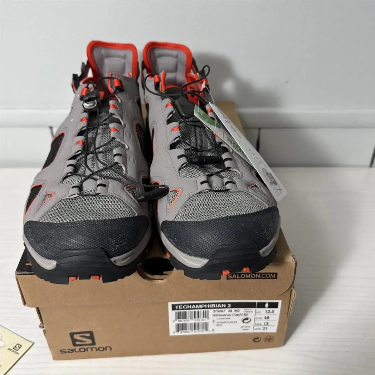 Salomon shoes - Salomon Techamphibian - Techamphibian - 373267 38 MO - Gray 10