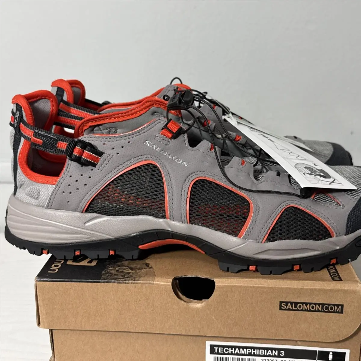Salomon shoes - Salomon Techamphibian - Techamphibian - 373267 38 MO - Gray 7