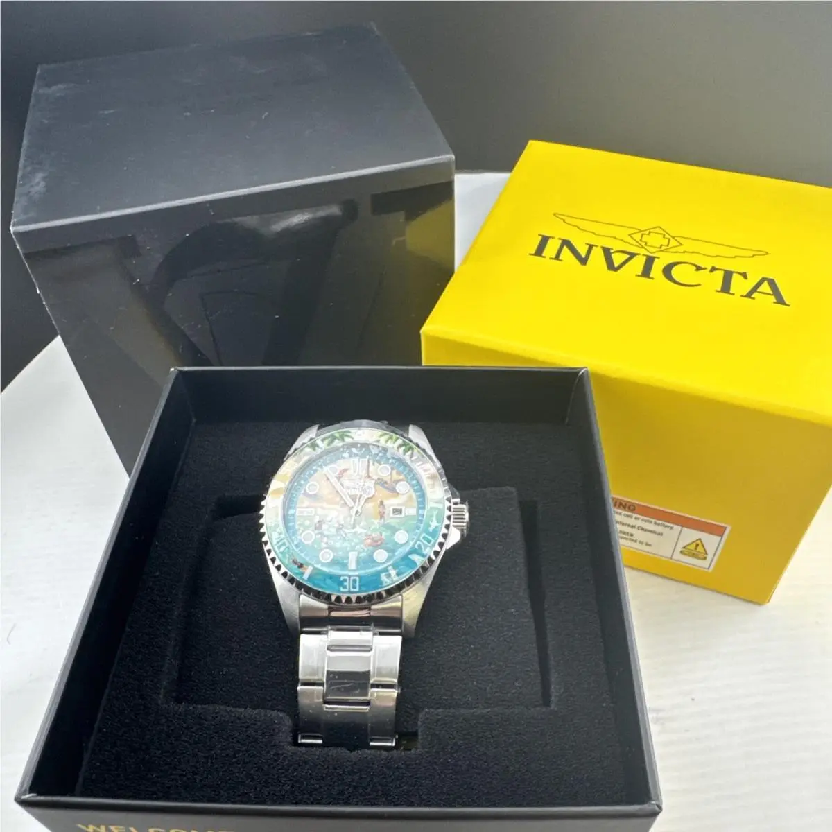 Pro Diver Visions From Above Men’s Watch 51051 The Beach Face by Invicta