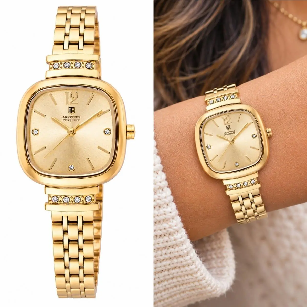Montres Prestige X  Women`s Watch - 26.5mm Gold MPW-0037 by Invicta