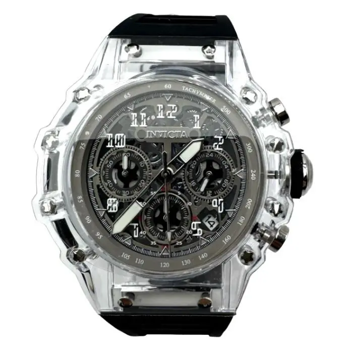 Invicta Racing Vaulthan Unisex Quartz Chronograph Tachymeter Watch 44mm 69681