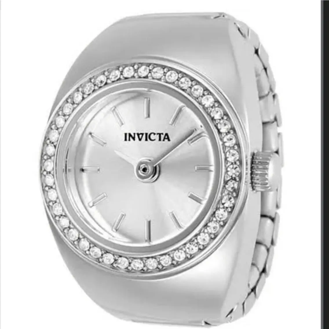 Mini Angel Women`s Ring Watch - 16.5mm Steel 48946 1078 by Invicta