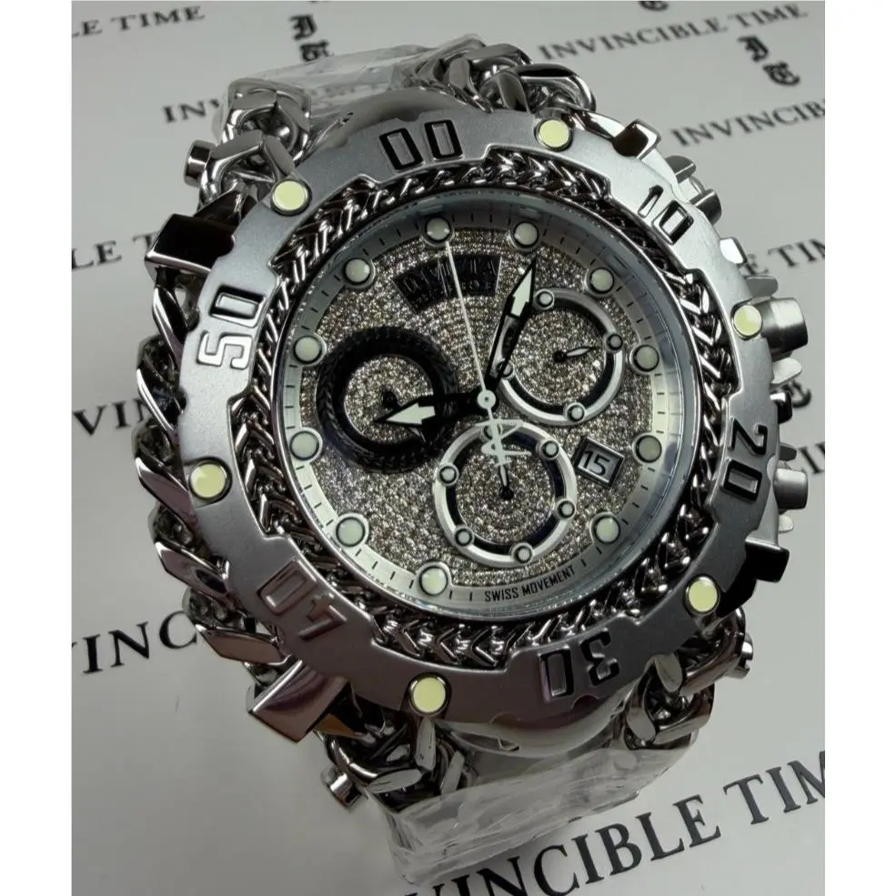 Invicta Reserve Gladiator 1.18 Carat Diamond Swiss Ronda Z60 Men`s Watch 34441