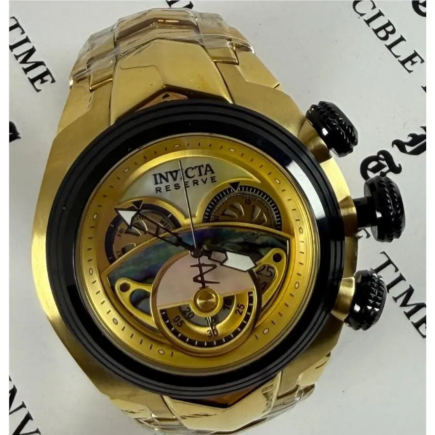 Invicta Reserve S1 Chronograph Champagne Dial Men`s Watch 38867